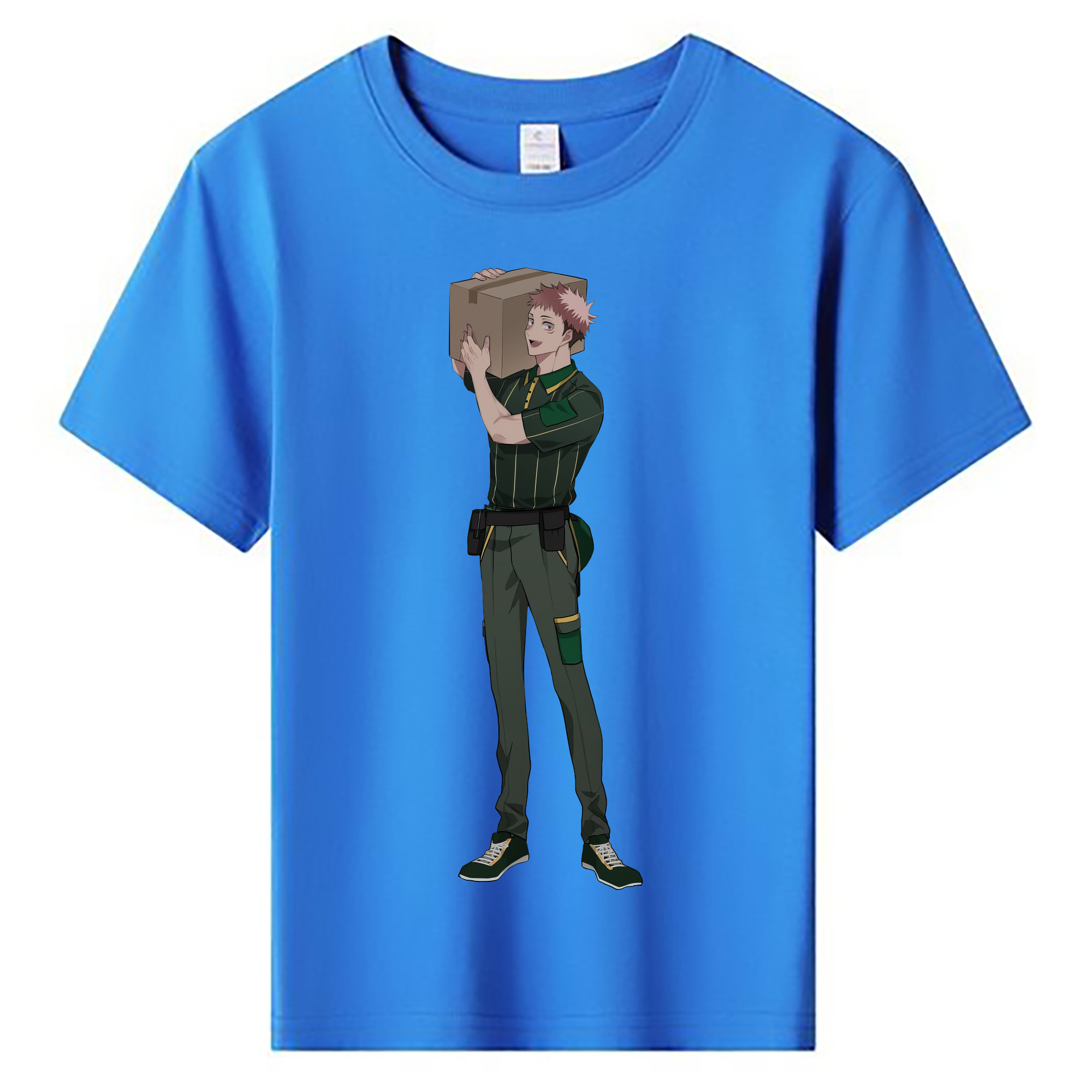 （画像用） 呪術廻戦 Jujutsu Kaisen 綿100％キッズTシャツ（フロントプリント）